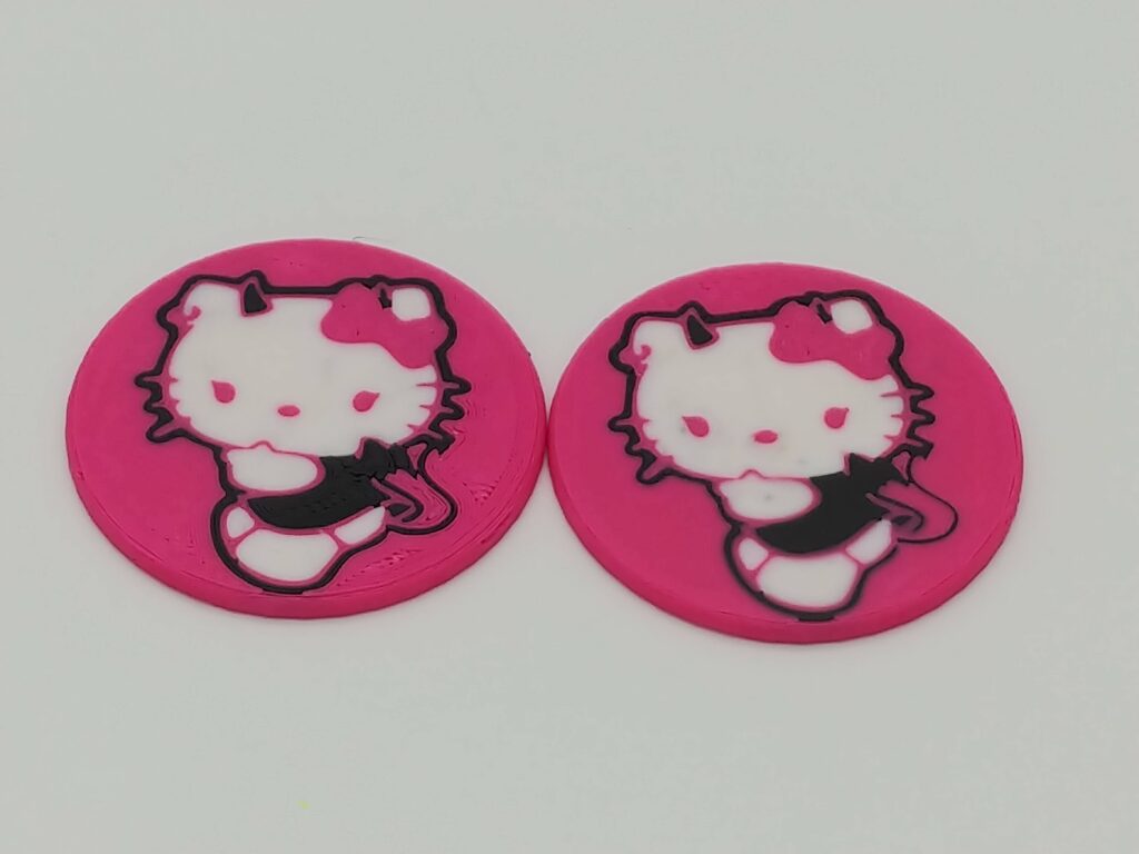 Hello Kitty devil emblem