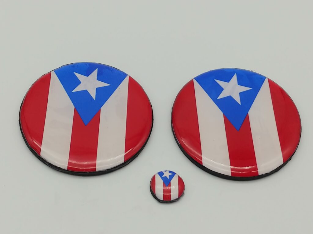 Puerto Rico flag emblems